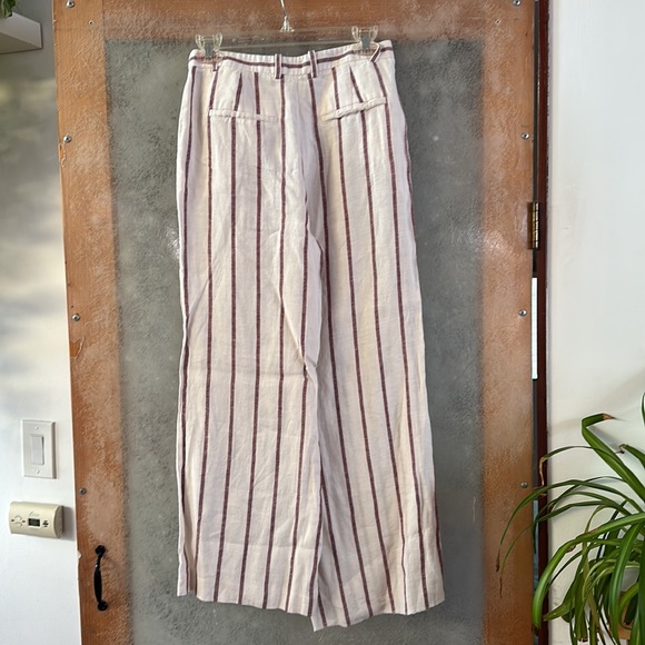 Theory Linen Trousers Size 2 - Picture 2 of 3